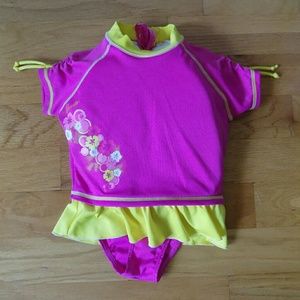 Girls Life Jacket Swimsuit One Piece Bathing suit